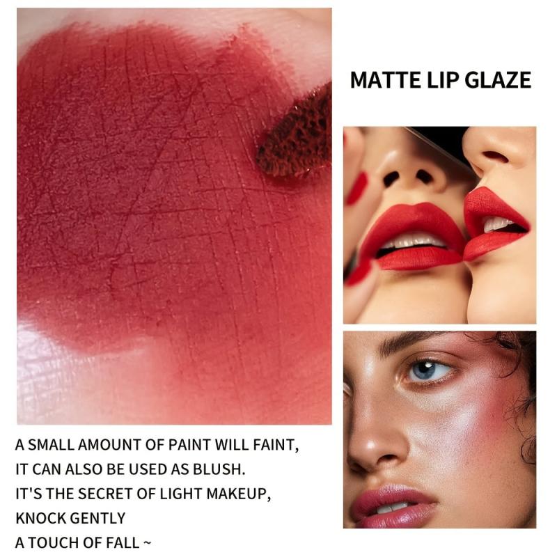 Lip & Cheek Dual use Lipstick Lip Gloss Long Lasting