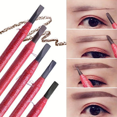 Rose Eyebrow Pencil Long Lasting Waterproof Sweat Proof