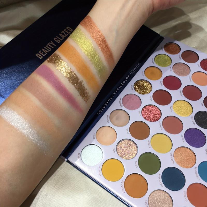 40 Colors Eyeshadow Palette Matte Sequin Metallic Glitter Neutral Blendable