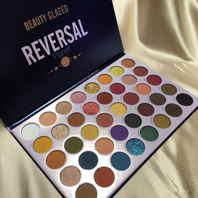 40 Colors Eyeshadow Palette Matte Sequin Metallic Glitter Neutral Blendable
