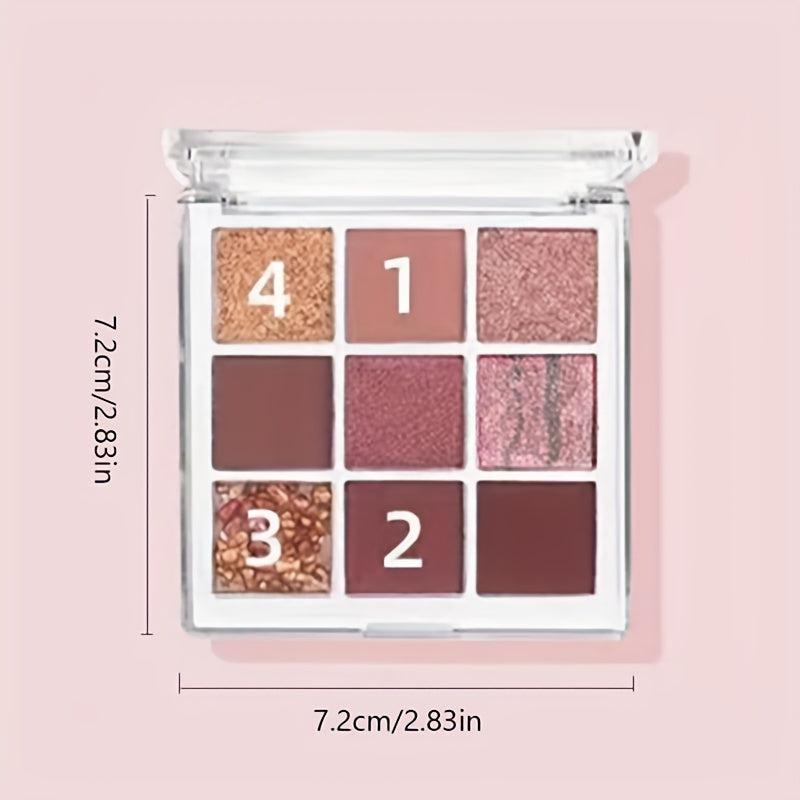 Matte Glitter Pearlescent Eyeshadow Palette
