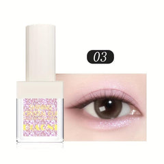 3 Colors Sparkle Liquid Eyeshadow Stick Shimmer Pearly Sequin Eyeliner Grey Rose
