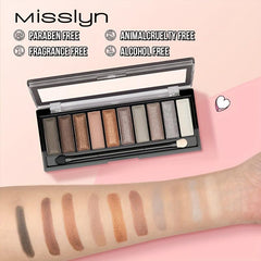 Nude Eyeshadow Palette Matte Shimmer Shades