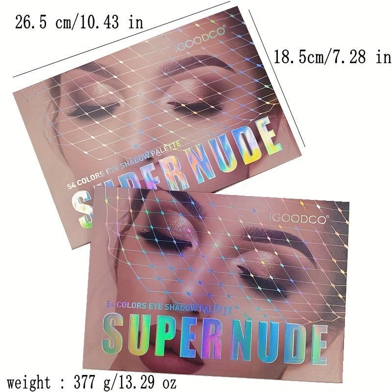 54 Colors Eyeshadow Palette Pearly Matte Earth Tone Ladies Eyeshadow