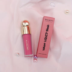 Matte Liquid Blush Lipstick Lip Glaze Natural Pink