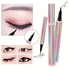 Starry Sky Eyeliner Pencil Long Lasting Waterproof Brown Makeup