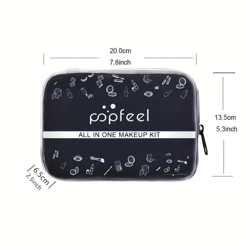 Complete Women's Makeup Set - Eyeshadow Palette Lipstick Concealer Blush