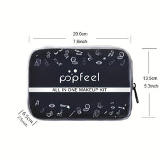 Complete Women's Makeup Set - Eyeshadow Palette Lipstick Concealer Blush
