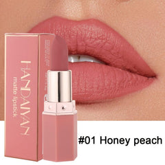 6-color Waterproof Matte Lipstick Set, Nude Red Pink Shades