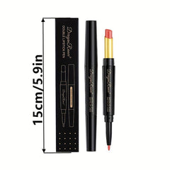 Double-ended Lip Pencil Lip Liner Pen Non Smudge Matte Finish
