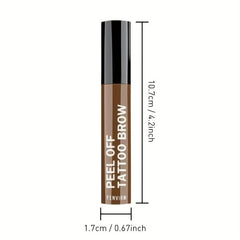Tear Off Eyebrow Gel Tint Film Semi Permanent Brow Tint 3 Days Waterproof