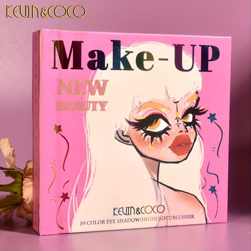 3-Layered Eyeshadow Palette with Matte, Pearl and Earth Tones
