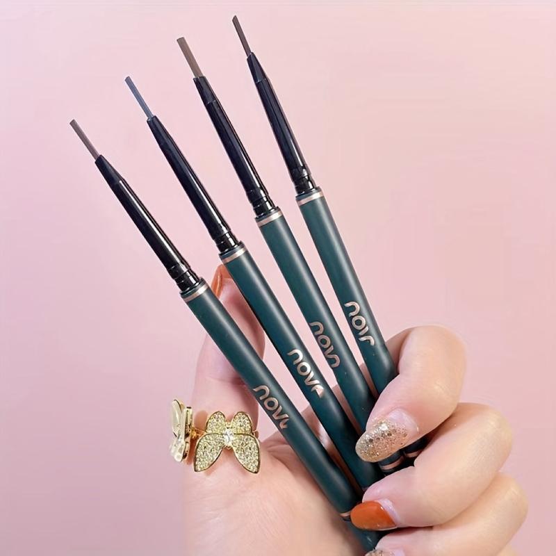 Ultra Slim Eyebrow Pencil Double Headed Spiky Nib Waterproof Natural Colorfast