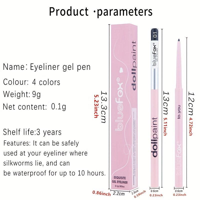 Colorful Waterproof Eyeliner Pen Slim Brightening Eyelid Under Crease
