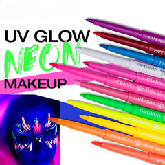 12 Colors Fluorescent Eyeliner Pen UV Waterproof Gel Pen