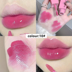 Water Light Mirror Lip Glaze Film Forming High Moisture Dewy Lips