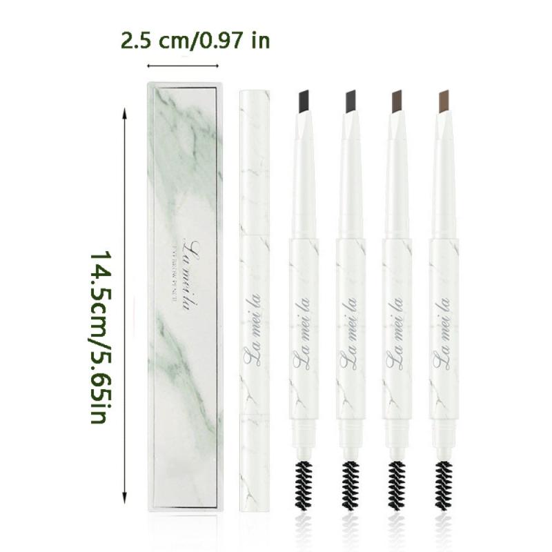 Double Headed EyeBrow Pencil Tint Natural Long Lasting Waterproof Makeup Pencil
