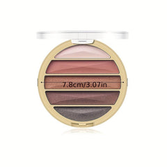 5 Colors Eyeshadow Palette Pearly Matte Finish