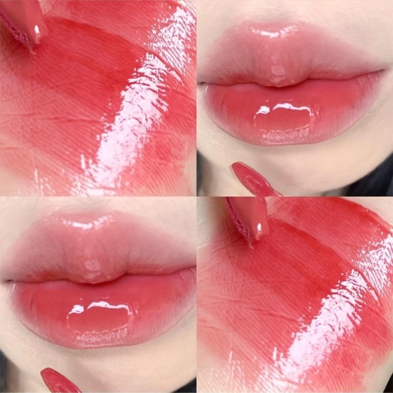 6 pcs Bear Printed Liquid Lipstick Set Long Lasting Moisturizing Dewy Finish