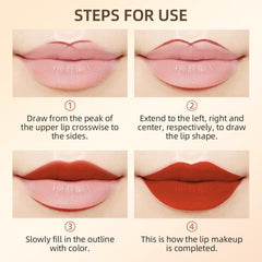 12 Pcs Matte Lip Liner Set - Long Lasting Nude Lipstick Waterproof Retouch