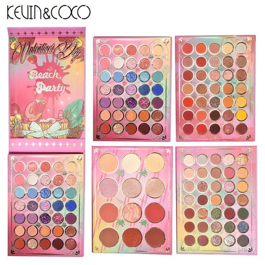 117 Eyeshadow Palette Pearly & Matte Bright Earth Rotating Four-layer