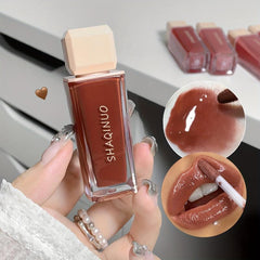 Bright Water Gloss Lip Glaze Non Stick Cup Glass Lip Plumping Lip Rendering