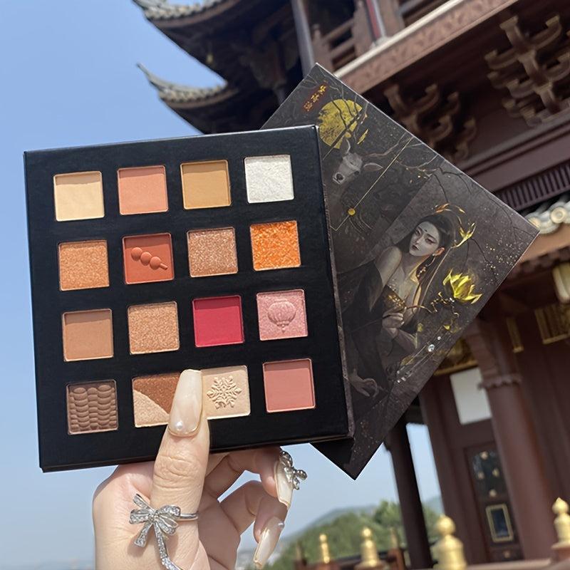 16 Eyeshadow Palette Natural Colors Highly Pigmented Flawless Makeup