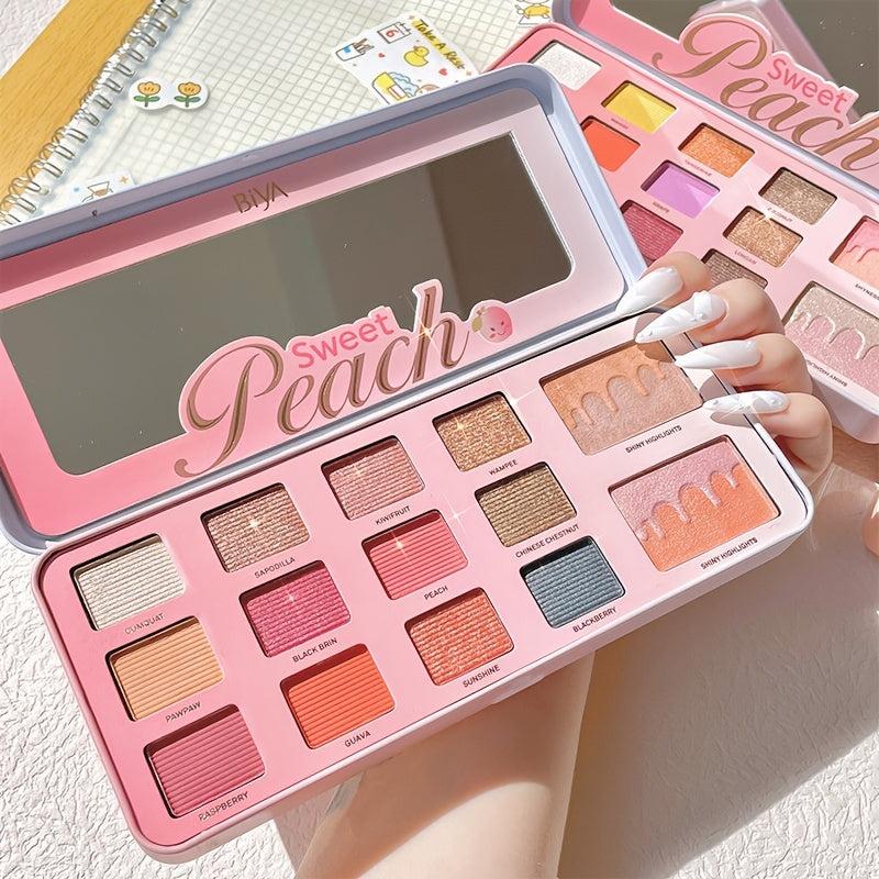 12 Color Eyeshadow Palette With Natural Earth Tone Finish