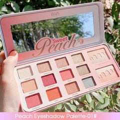 12 Color Eyeshadow Palette With Natural Earth Tone Finish