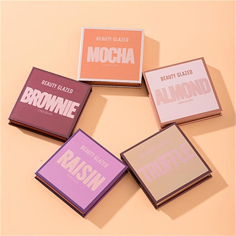 Beauty Glazed 9-Color Eyeshadow Palette, Long-Lasting Nude Pigment Eye Makeup