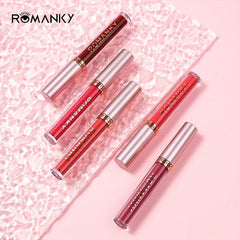 6-color Matte Velvet Lipstick Set Long Lasting Liquid Tint for Women