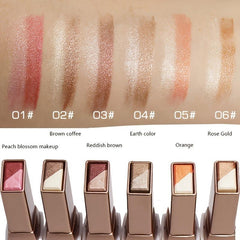 Gradient 2 Eyeshadow Stick Contouring Pen Matte & Glitter Eye Makeup