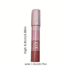 4 Colors Eyeshadow Stick Matte Pearly Shimmer Finish Pink And Earth Tone