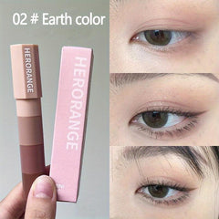 4 Colors Eyeshadow Stick Matte Pearly Shimmer Finish Pink And Earth Tone