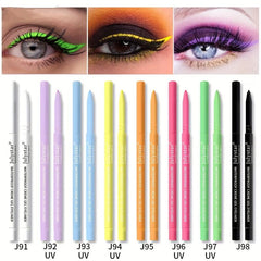 UV Fluorescent Eyeliner Gel Pen Waterproof Smudge Proof Pearly Eyeliner