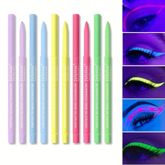 UV Fluorescent Eyeliner Gel Pen Waterproof Smudge Proof Pearly Eyeliner