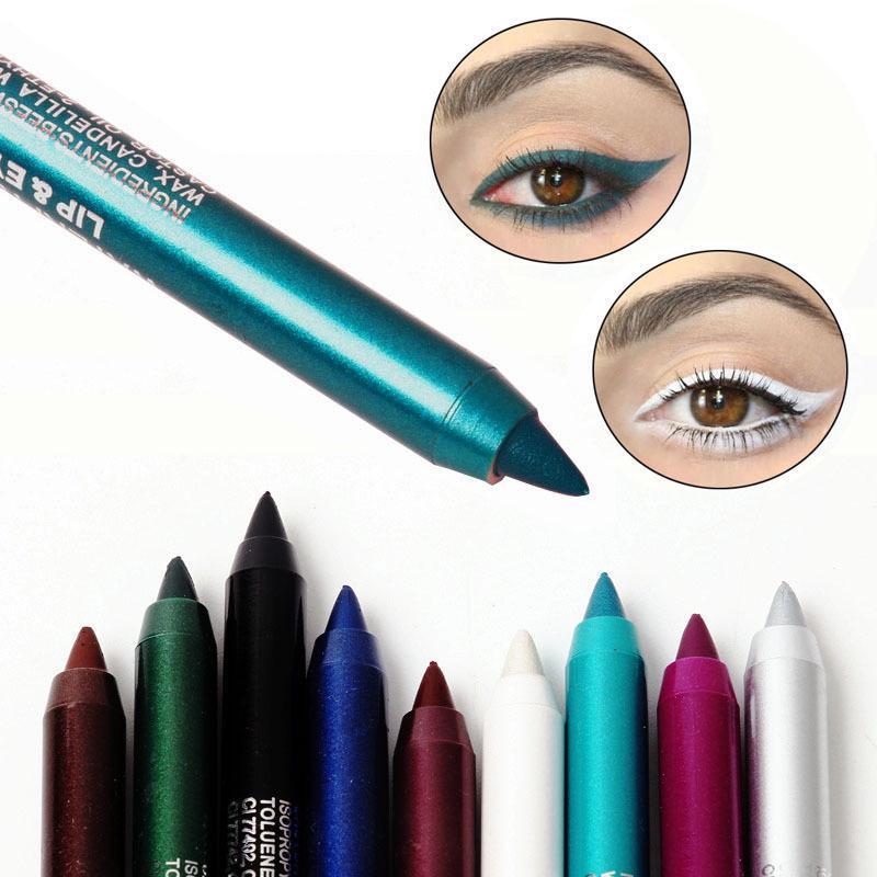 6-Color Metallic Smoky Eyeliner Pencil Set