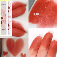 Bear Velvet Matte Lip Gloss Long Lasting Waterproof Lip Tint