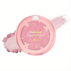 Highlighter Powder Soft Silky Texture Waterproof Face Makeup Compact 3 Colors