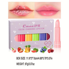 6pc Magic Lipstick Set Long Lasting Moisturizing Lip Balm Fruit Flavor