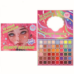 48 Color Eyeshadow Palette Matte Pearly Finish Multicolor Rainbow