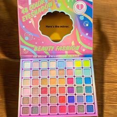48 Color Eyeshadow Palette Matte Pearly Finish Multicolor Rainbow