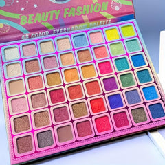 48 Color Eyeshadow Palette Matte Pearly Finish Multicolor Rainbow