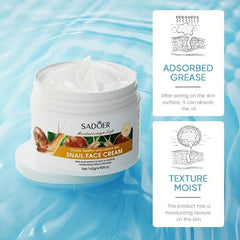 Women's Snail Aloe Vera Avocado Cream Moisturizing Rejuvenating
