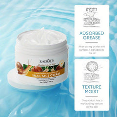 Women's Snail Aloe Vera Avocado Cream Moisturizing Rejuvenating