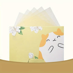 100Pcs Facial Absorbing Paper Control Oil Portable Box Makeup Tools