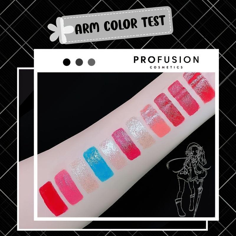 Velvet Liquid Lipstick with Shimmer - Long Lasting Waterproof Gloss