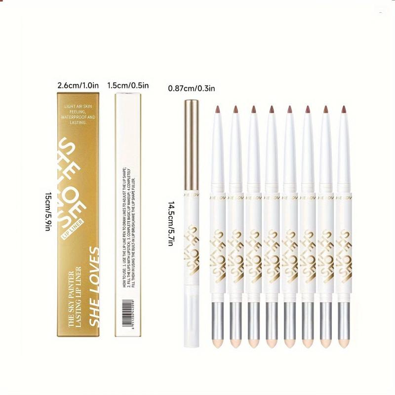 Brown Matte Lip Liner Waterproof Long Lasting Lipstick