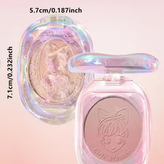 Young Girl Gradient Cheek Rouge Brightening Natural Nude Makeup
