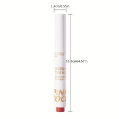 Shimmer Satin Lipstick Moisturizing Lip Balm Berry Red